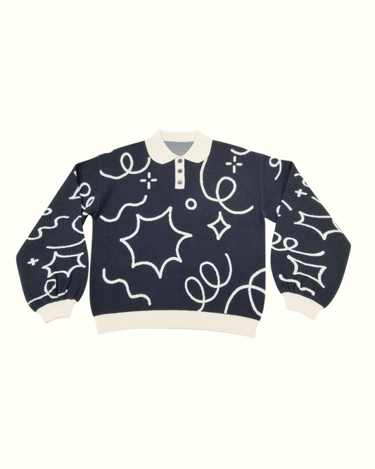 Art Sprinkles Sweater-MONO