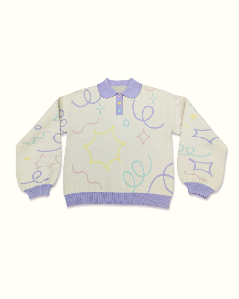 [PREORDER] Art Sprinkles Sweater-PASTEL